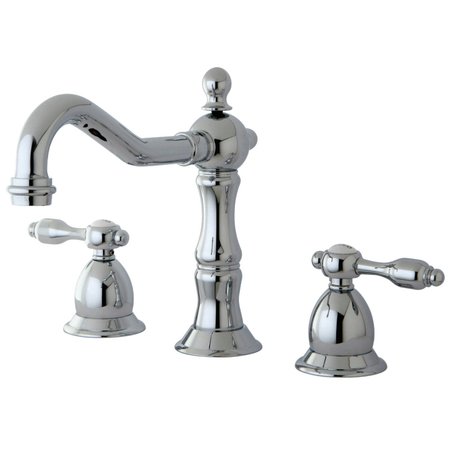 KINGSTON BRASS KS1971TAL 8" Widespread Bathroom Faucet, Polished Chrome KS1971TAL